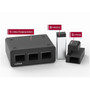 Luxor KwikBoost EdgePower Medium-Use Bundle, Black/Silver (KBEP-6B3C3)