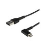 StarTech Lightning USB Cable for iPhone/iPad/iPod Touch, Black (RUSBLTMM2MBR)