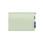 Smead End-Tab Pressboard Fastener File Folder with SafeSHIELD Fastener, Legal Size, Gray/Green, 25/Box (37705)