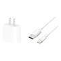 4XEM Lightning Charging Kit/Bundle for iPhone/iPad/iPod Touch, White (4XIPHN12KIT3)