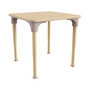 Flash Furniture Bright Beginnings Hercules Square Table, 24" x 24", Height Adjustable, Beech (MK-ME088023-GG)