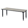 Regency Rectangular Activity Table, 66" x 30", Height Adjustable, Maple (MT6630PLAPBK)