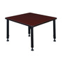 Regency Square Activity Table, 30" x 30", Height Adjustable, Mahogany (TB3030MHAPBK)