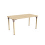 Flash Furniture Bright Beginnings Hercules Rectangular Table, 47" x 24", Height Adjustable, Beech (MK-ME088025-GG)