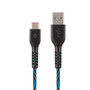 AT&T Charge and Sync USB to Type-C Cable, 10 ft., Blue, (TCB10-BLU)
