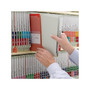 Smead End Tab Classification Folders with SafeSHIELD Fasteners, Legal Size, Gray/Green, 25/Box (37715)