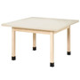Diversified Woodcrafts Square Activity Table, 48" x 48", Almond (WX4P)