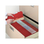 Smead Classification Folders with SafeSHIELD Fasteners, 2" Expansion, Letter Size, 2 Dividers, Bright Red, 10/Box (14031)