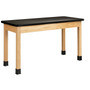 DWI Rectangular Science Table, 54" x 24", Oak (P7202K30N)