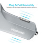 Overtime Dual USB 2.4 AMP Vehicle Charger, Metallic Silver (OTC2USB2ASL)