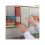 Smead End Tab Classification Folders with SafeSHIELD Fasteners, Letter Size, Gray/Green, 25/Box (34705)
