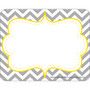 Barker Creek Chevron Beautiful Name Tags, Self-Adhesive Labels, 3 1/2" x 2 3/4", 90/Pack (BC3762)