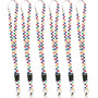 Teacher Created Resources Colorful Paw Print Lanyard, 21.75" x 0.75", Pack of 6 (TCR20350-6)