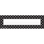 Teacher Created Resources Black Polka Dots Flat Name Plates, 36 Per Pack, 6 Packs (TCR4001-6)