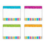 TREND Color Harmony Stripes Terrific Labels Variety Pack, 2.5" x 3", 36 Per Pack, 6 Packs (T-68912-6)