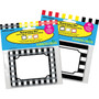 Barker Creek Buffalo Plaid & Wide Stripes Name Tags, Self-Adhesive Labels, 3 1/2" x 2 3/4", 90/Set (BC3779)
