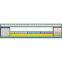 Self-Adhesive Intermediate Contemporary Cursive Desk Plates, 17.5" x 4", 36 Per Pack, 2 Packs (NST9043-2)