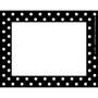 Barker Creek Black and White Dot Name Tag, 3 1/2" W x 2 3/4" D, 45/Pack (65dd17ace8837636b11af49d_ud)