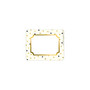 Barker Creek 24K Gold Name Tags, Self-Adhesive Labels, 3 1/2" x 2 3/4", 90/Pack (BC3767)