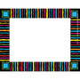Barker Creek Neon Stripes Name Tag, 3 1/2" W x 2 3/4" D, 45/Pack (65dd17b9e8837636b11af52a_ud)