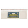 Ashley Productions Clear View Self-Adhesive Small Name Plate Pocket, 4.25" x 12.5", 25 Per Pack, 2 Packs (ASH10400-2)