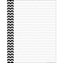 Barker Creek 8 1/2" x 11" Decorative Computer Paper, Black Chevron, 50/Pack (LL739)