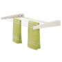 Household Essentials Telescoping Steel Drying Rack, White (05003)