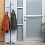 Mind Reader Coat Rack Freestanding Coat Tree, Silver, Metal (CRACK11-SIL)