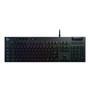 Logitech G815 LIGHTSYNC RGB Mechanical Gaming Keyboard - GL Tactile Wired, Black (920-008984)