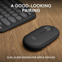 Logitech Pebble 2 Wireless Mouse Keyboard Combo, Tonal Graphite (920-012200)