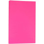 JAM Paper® Smooth Colored Paper, 24 lbs., 8.5" x 14", Ultra Fuchsia Pink, 100 Sheets/Pack (16728246)