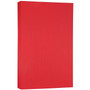 JAM Paper® Smooth Colored Paper, 24 lbs., 8.5" x 14", Red Recycled, 100 Sheets/Pack (101337)