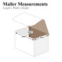 SI Products 5" x 4" x 2" Corrugated Mailers, 50/Bundle (M542)