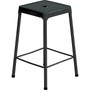 Safco Steel Counter Stool without Back, Black (6605BL)