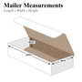 Corrugated Mailers, 8" x 5" x 2", White, 50/Bundle (M852)