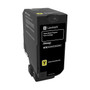 Lexmark 74 Yellow Standard Yield, Return Program Toner Cartridge (74C10Y0)