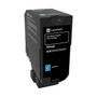 Lexmark 74 Cyan Standard Yield, Return Program Toner Cartridge (74C10C0)
