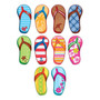 Teacher Created Resources Flip Flops Accents, 30 Per Pack, 3 Packs (TCR5353-3)