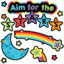 Celebrate Learning Aim for the Stars Mini Bulletin Board Set, 48/Set (110374)