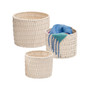 Honey-Can-Do Baskets, Nesting, White, 3/Set (STO-08747)