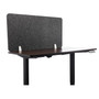 Lumeah Surface Mount Desk Screen, 23.5"H x 47"W Ash Polyester (LU.DS.48.24.1.A)