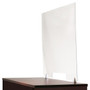 OfficeSource 24"W x 30"H Acrylic Non-Tackable Screens w/ Desk Mount Brackets and Transaction Cutout, Clear, 2/Pk (VARDTM3024CCO)