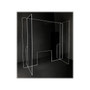 Gemini Surface Mount Paneled Sneeze Guard with Window, 32"H x 32"W, Clear Acrylic (PSG3232-WW-118)