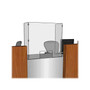 Gemini Freestanding Sneeze Guard, 34"H x 28"W, Clear Acrylic (HSG2834-NW-177)