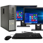 Dell OptiPlex 790 Refurbished Desktop Computer with Dual 19" Monitors, Intel Core i5-2400, 16GB Memory, 2TB HDD, Windows 10 Pro (65dd2aace8837636b11babd6_ud)