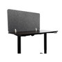 Lumeah Surface Mount Desk Screen, 23.5"H x 47"W Gray Polyester (LU.DS.48.24.1.G)