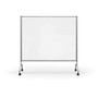 Balt Essentials 71.8"H x 71.7"W Plastic Non-Tackable Large Mobile Clear Divider, Clear (62506-CLEAR)