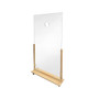 Gemini Freestanding Portable Temperature Check Divider, 72"H x 36"W, Clear Acrylic (PTC3672-U-25)