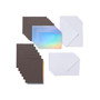 Cricut Joy Holographic Insert Cards, 6.25" x 4.5", Gray/Silver, 12/Pack (2008791)