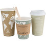 Eco-Products World Art Hot Cups, 16 Oz., Gray/White, 1000/Carton (EP-BHC16-WA_1)